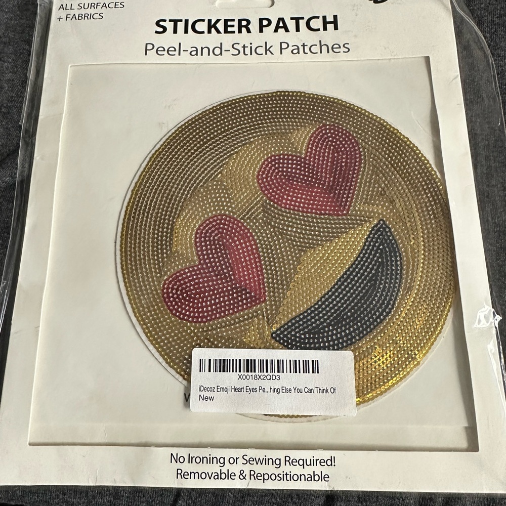 IDecoz Emoji Heart Eyes Patch New